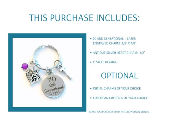 REGALO 60°, 70°, 80° COMPLEANNO, CHIAVE ARGENTO, PIETRA - Foto 9