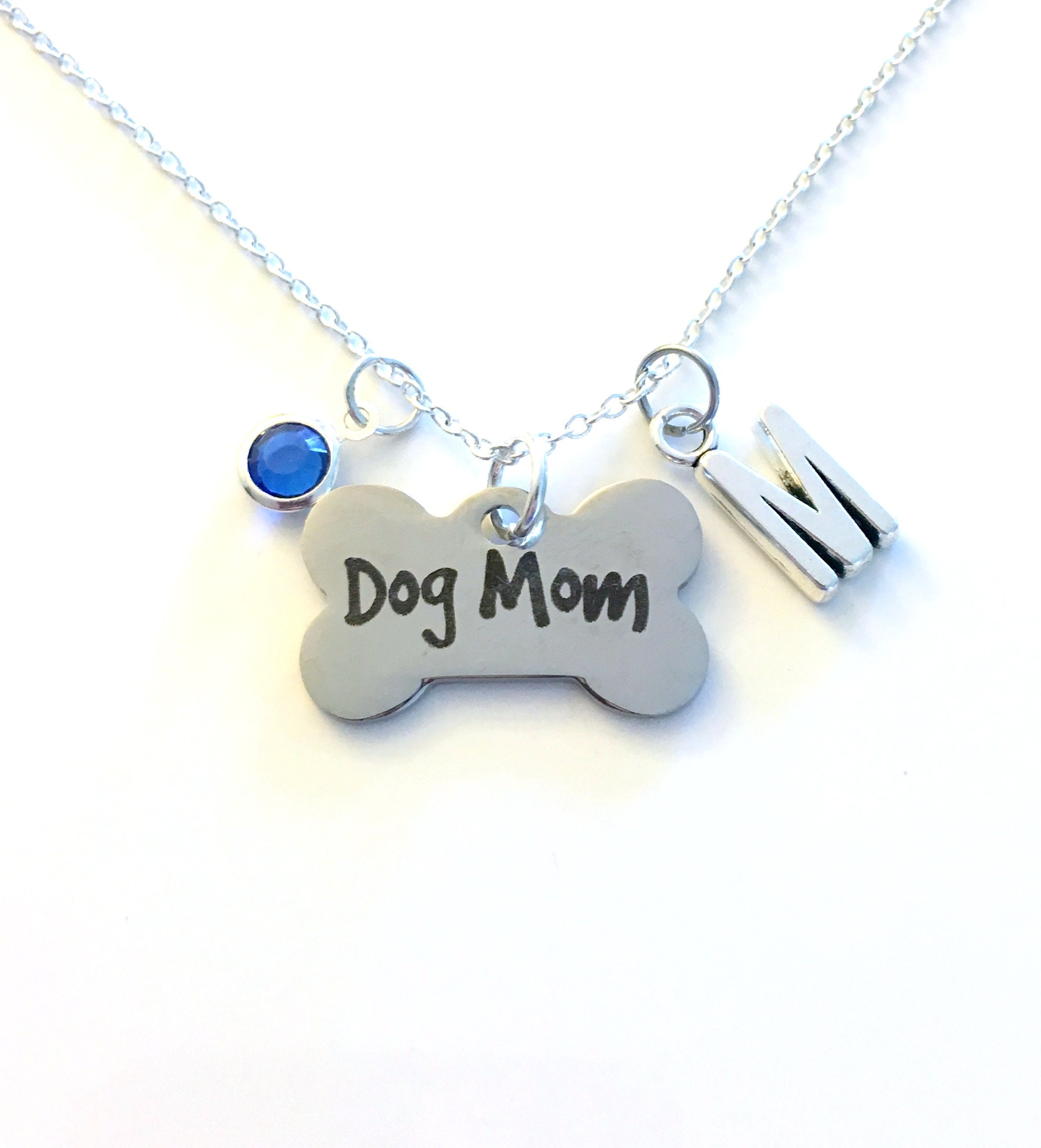 Proud dog mom necklace sale
