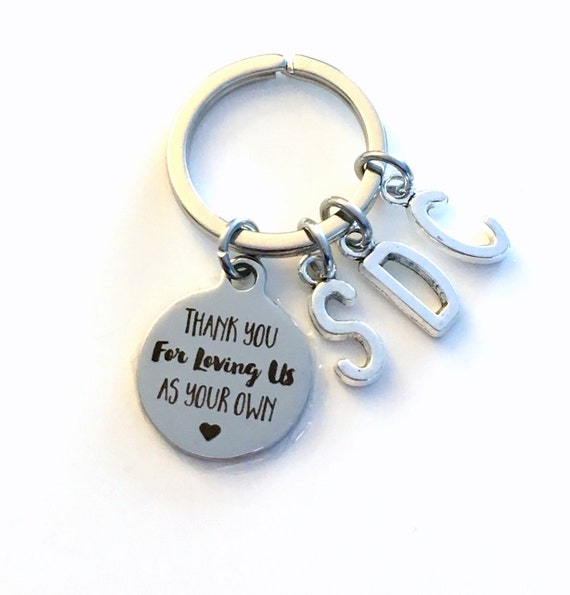 Step Dad Or Mom Gift Multiple Letters Thank You For Loving Etsy