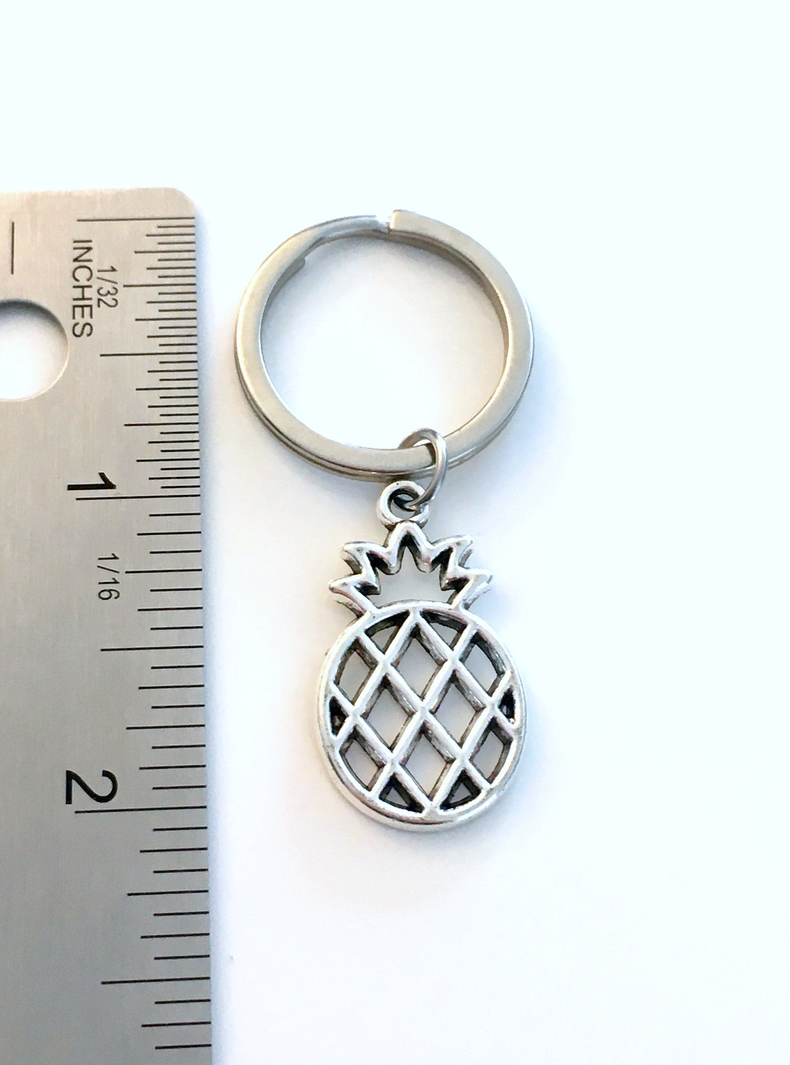 Pineapple Keychain Pineapple Key Chain Pine apple Charm Etsy