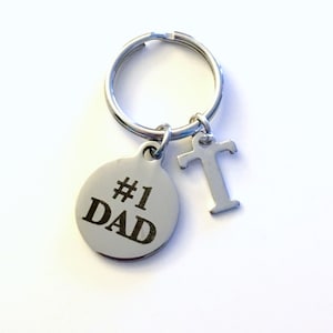 Regalos para papá, llavero para papá n.° 1, llavero para padre, llavero para padrastro, regalo de hijos (hija o hijo), Navidad, Día del Padre, cumpleaños