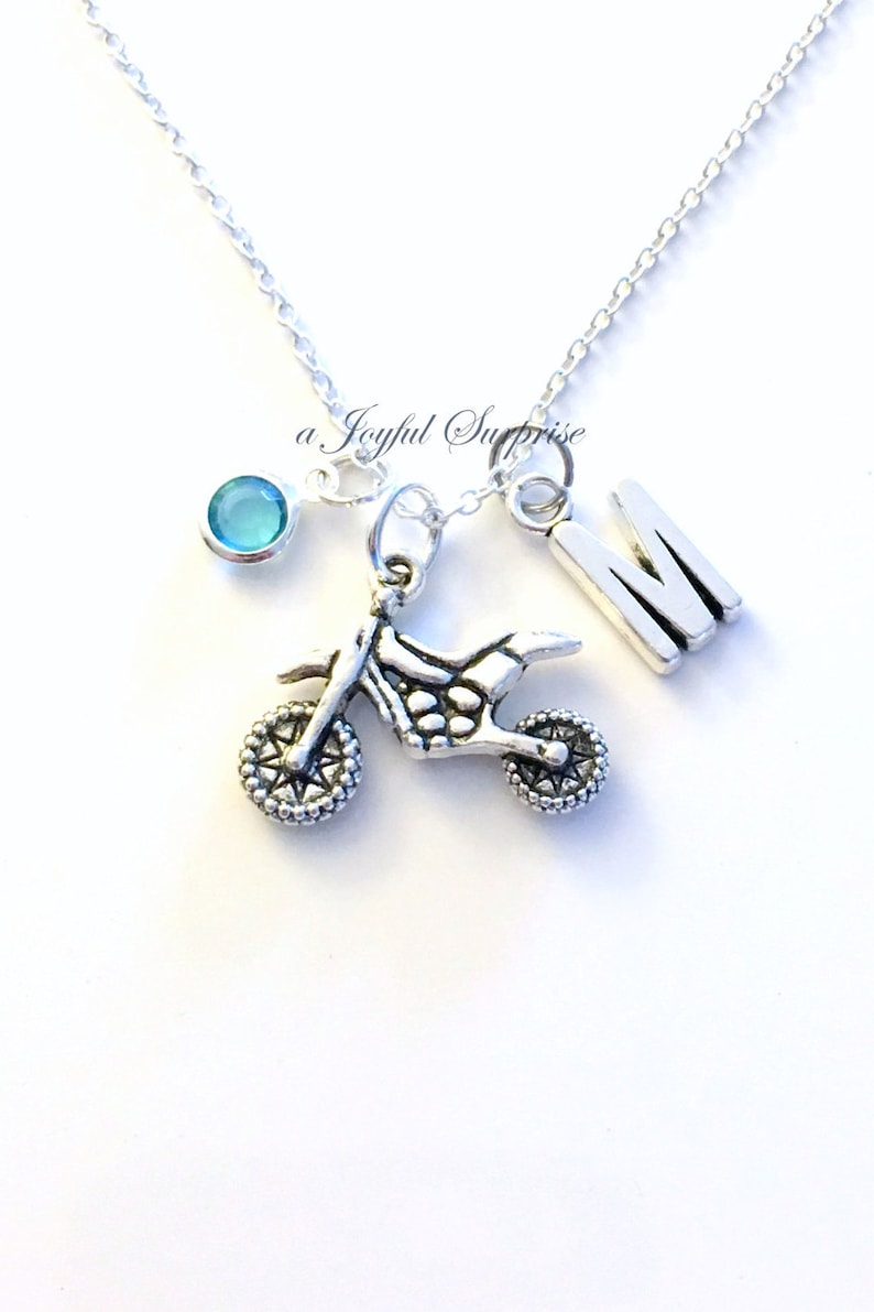 Dirt Bike Necklace Motorcycle Jewelry Gift for Biker Chick Etsy Canada