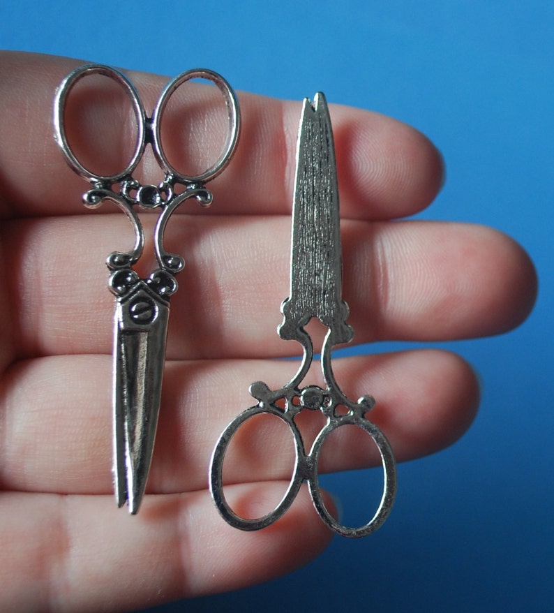 Scissors Keychain Seamstress Key Chain Gift for Hair Etsy