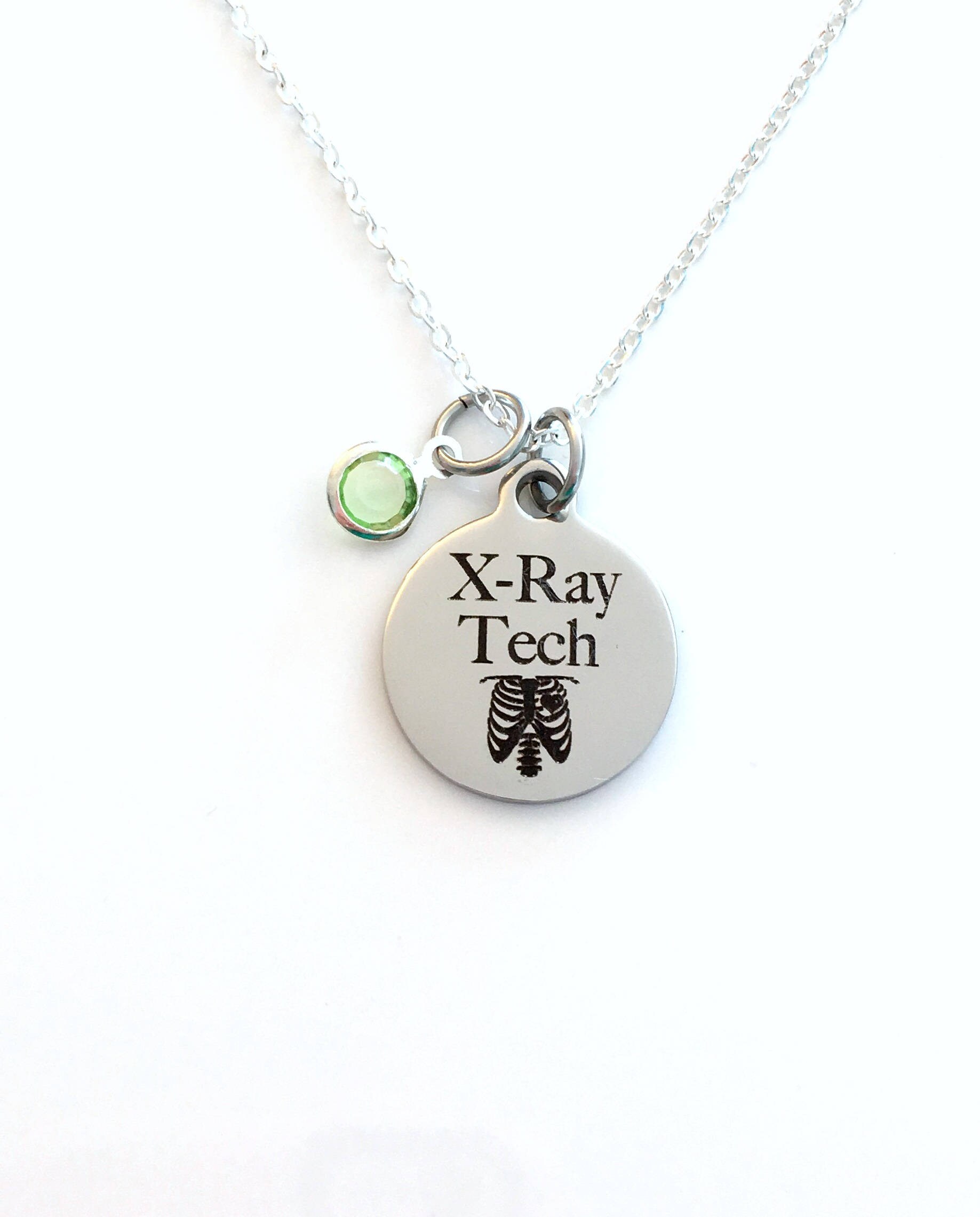 XRay Tech collar regalo para Xray Technician Jewelry CT Etsy