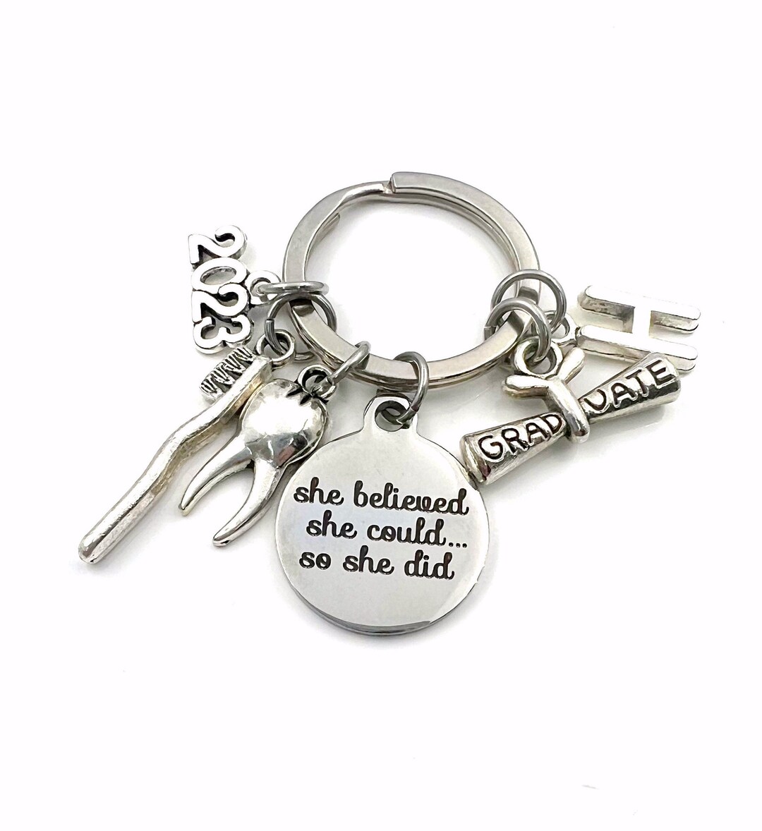 Gift for Dental Graduation 2023 Keychain Dentist Hygienist Etsy