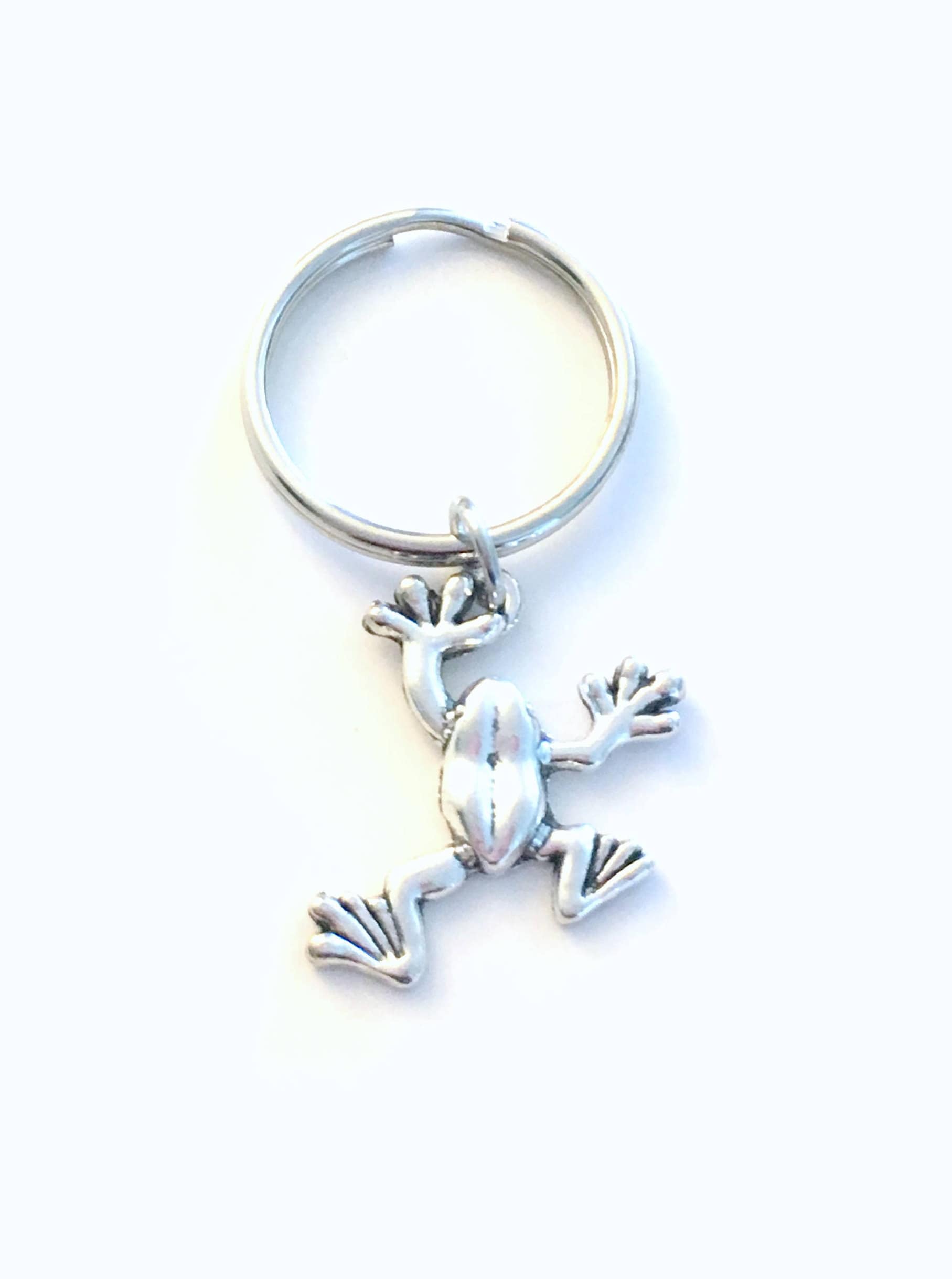 Frog Keychain Froggie Key Chain Toad Keyring Animal Etsy Canada