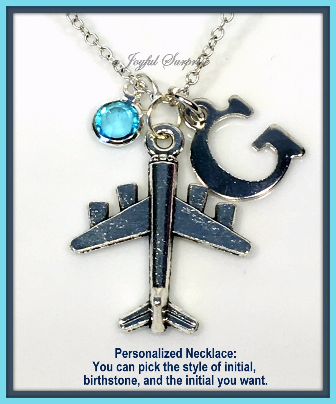 Air Plane Necklace Airplane Jewelry Gift for Stewardess Etsy