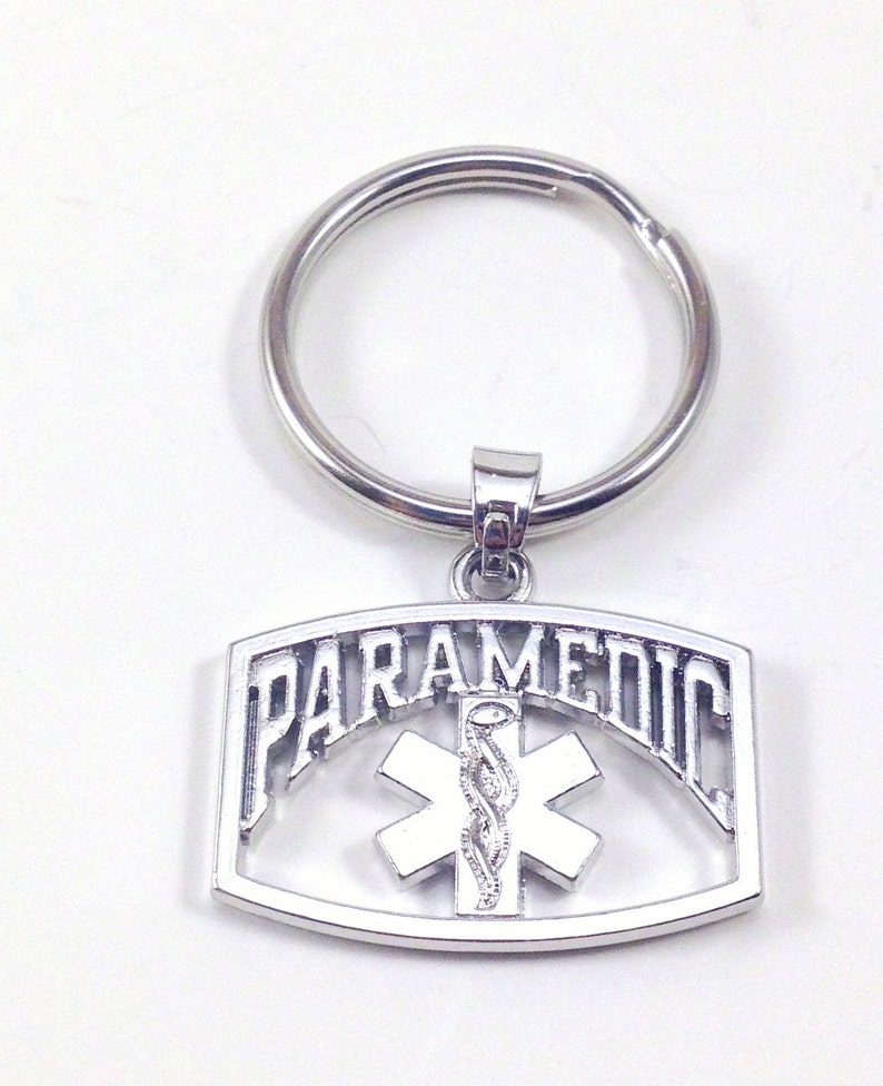 EMT KeyChain EMT Thank you Gift Medical Keyring Purse charm Luggage tag 96 Paramedic Key Chain Ambulance KeyChain Paramedic gifts