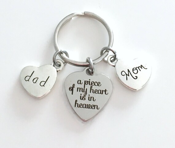 mom dad keychain