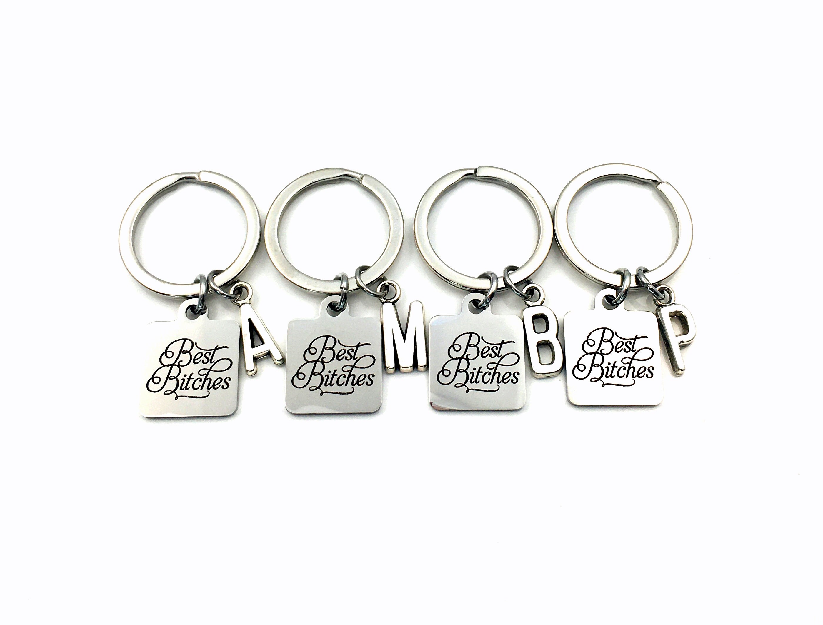 Portachiavi Best Bitches a doppia faccia, regalo migliore amico, portachiavi fidanzata, regalo di amicizia - Italia