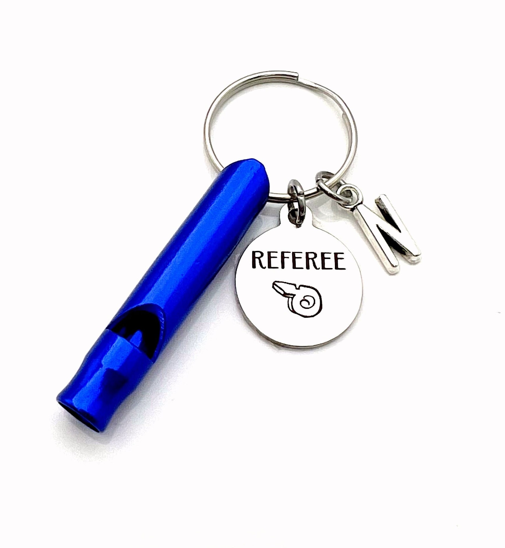 Referee Key Chain, Whistle Keyring, Referee Keychain, Gift for