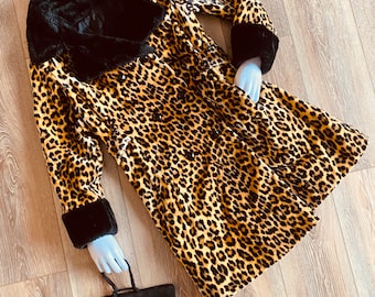 Leopard Peacoat - Etsy