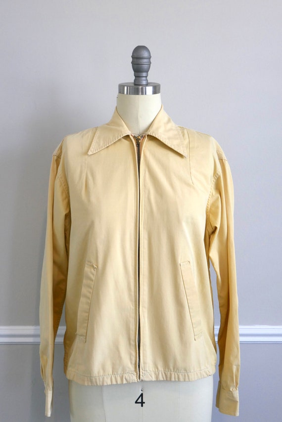 ON SALE Vintage 1930s Yellow Jacket / 40s retro c… - image 4