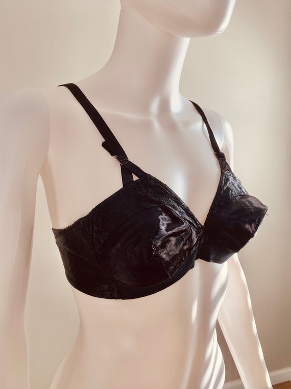 ridged-knit-long-lined-bullet-bra-black – Fleur du Mal