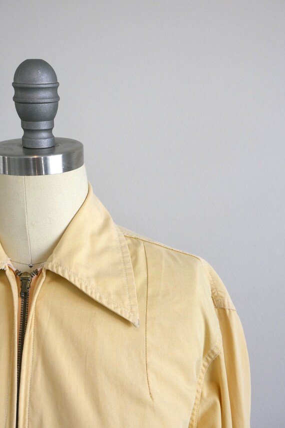 ON SALE Vintage 1930s Yellow Jacket / 40s retro c… - image 3