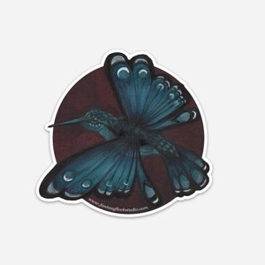 Autocollant Morpho Hummingfly