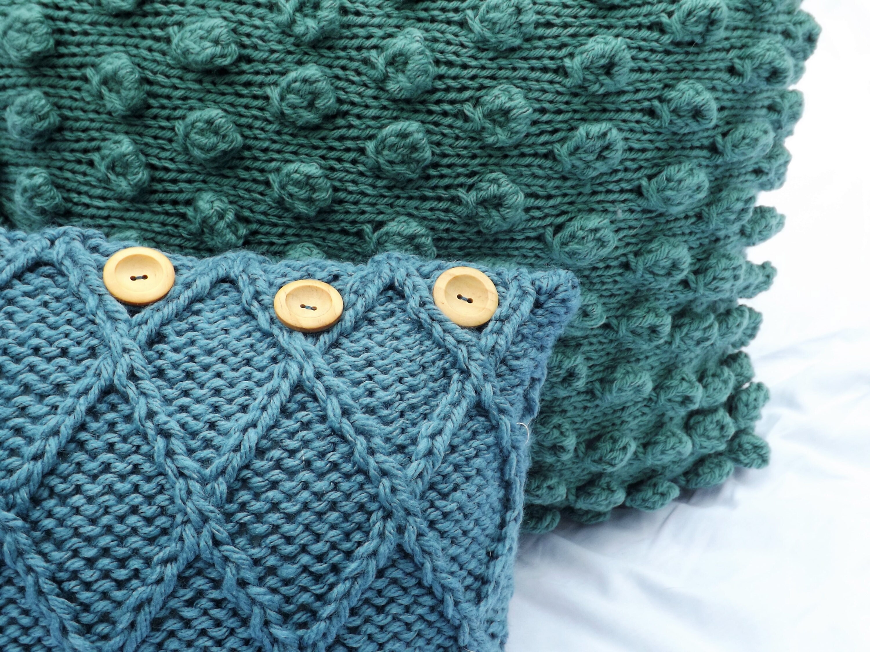 Large Bobbled Scatter Cushion Hand Made 24x24 Etsy