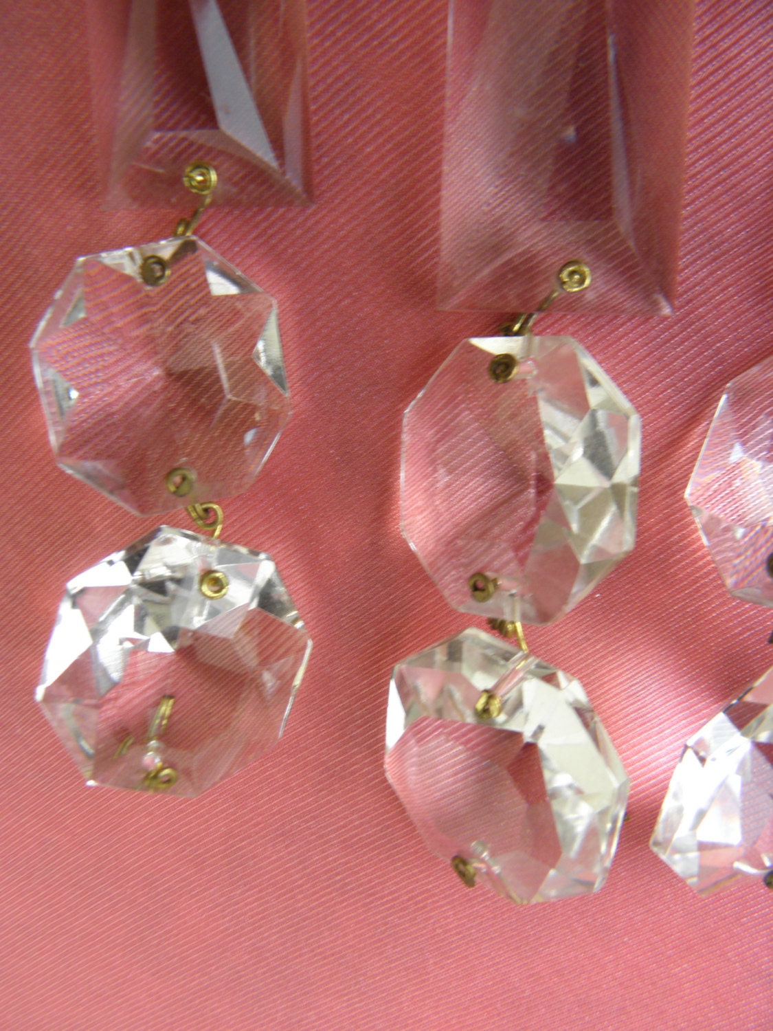 Antique Glass or Crystal Pendants for Chandelier Christmas Etsy