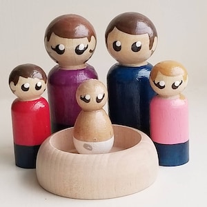 Peg Doll Family