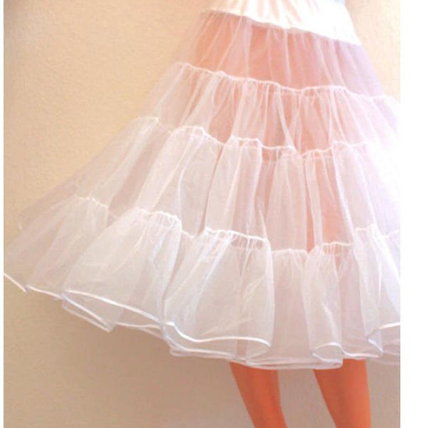 Crinoline Tea Length Retro 1950s Slip Many Colors Petticoat New