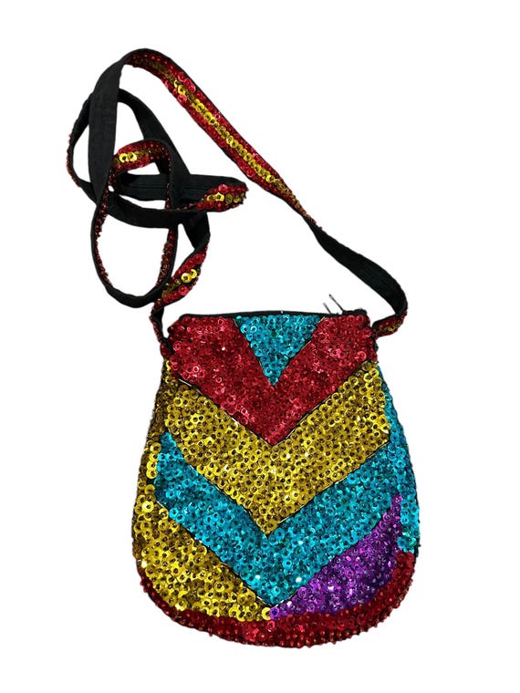 Beaded purse 80s sale