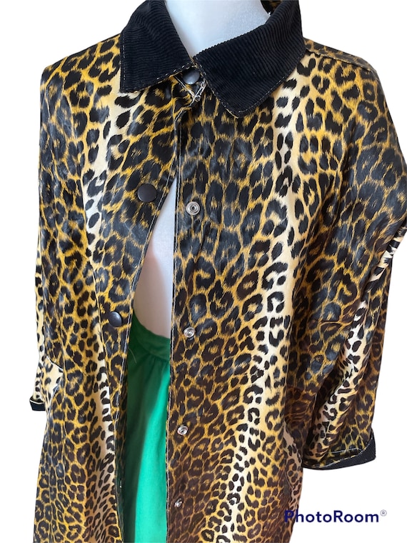 80s-90s Liberty Umbrella Co LeopardJacket/vintage 