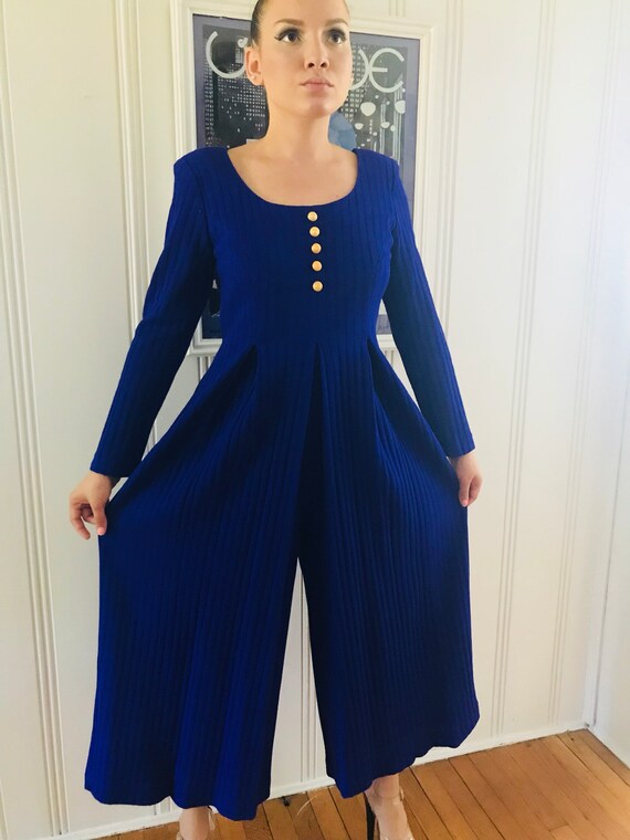 purple and gold jumpsuit