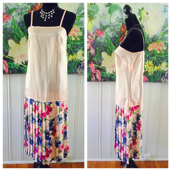light pink flapper dress