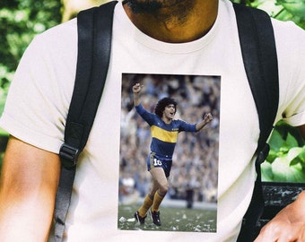 Boca Juniors Maradona Shirt, soccer Diego in Boca, tribute Diego Maradona