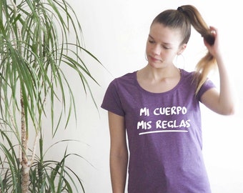 Feminist shirt | Etsy Feminist shirt spanish, protest tshirt, feminist tshirt