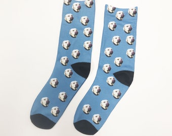 Custom Dog Face Socks: Personalized Pet Photo Gift