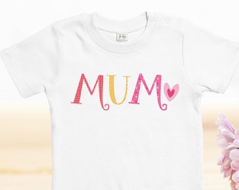 Muttertag Tshirt custom, Mama Herz Tshirt, Muttertag Tshirt, lustige Designs für Baby, Muttertagsgeschenk, Babykleidung