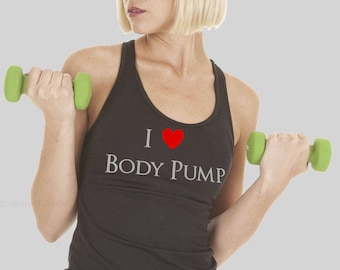 Body pump tshirt, training shirt woman, Body pump tank top, gift for her, body pump, gift for wife, anniversary gift, gift for mother