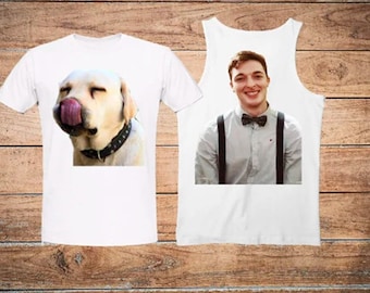Personalized Matching Pet & Owner Shirts - Custom Photo Gift