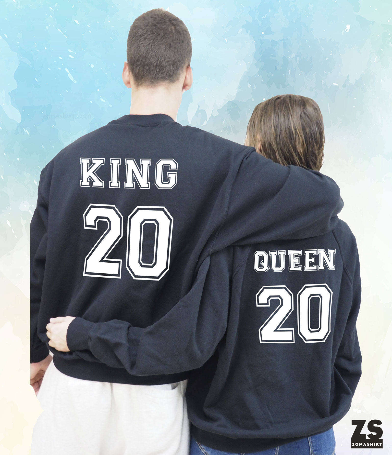 King queen hoodie Etsy España