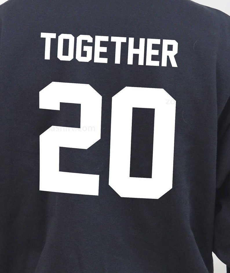 Together Since Custom sweatshirts for couples, Valentine's Day, personalizable sweatshirts, together since, Matching sweatshirt for couples image 5