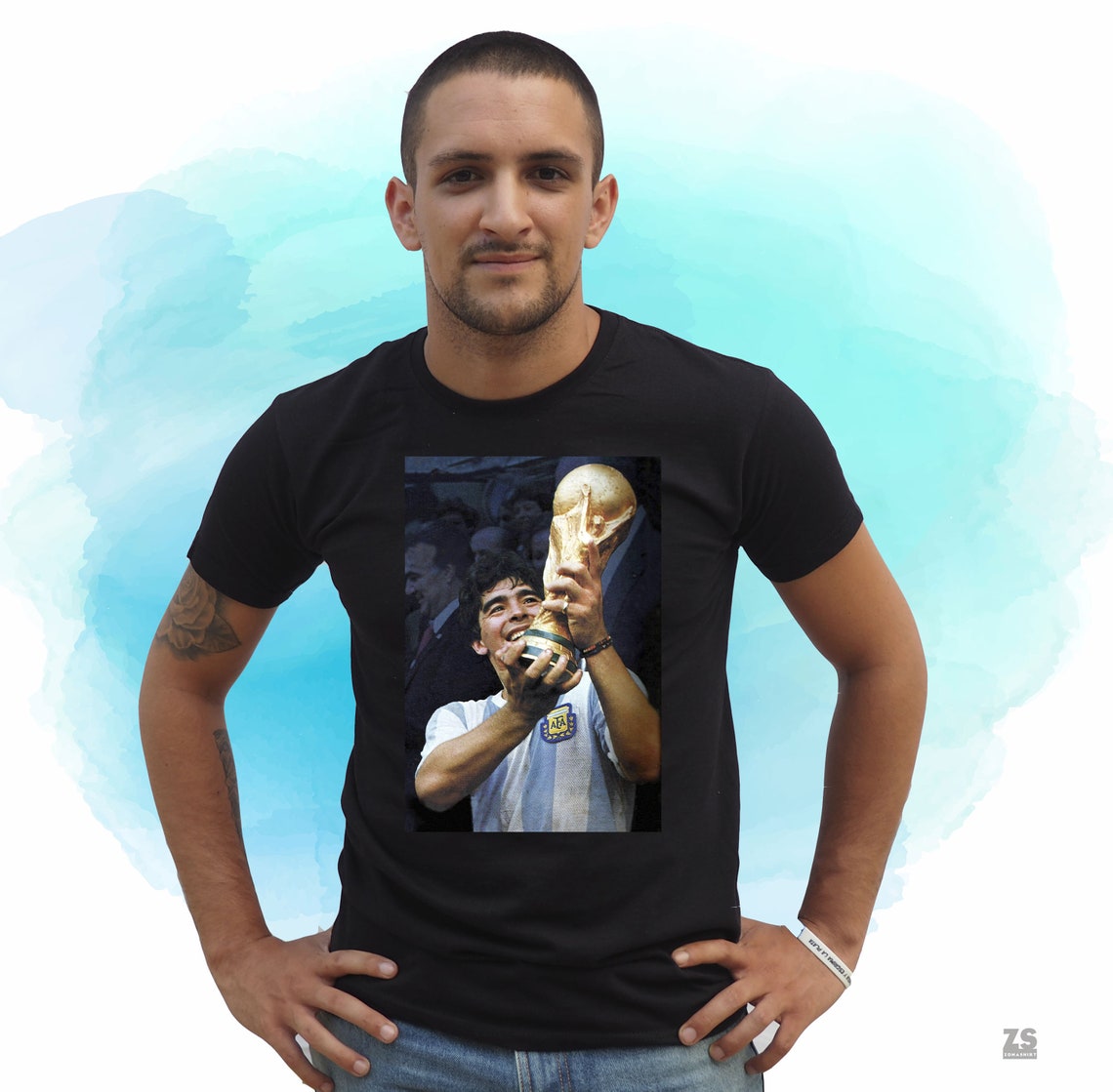 camiseta maradona barcelona