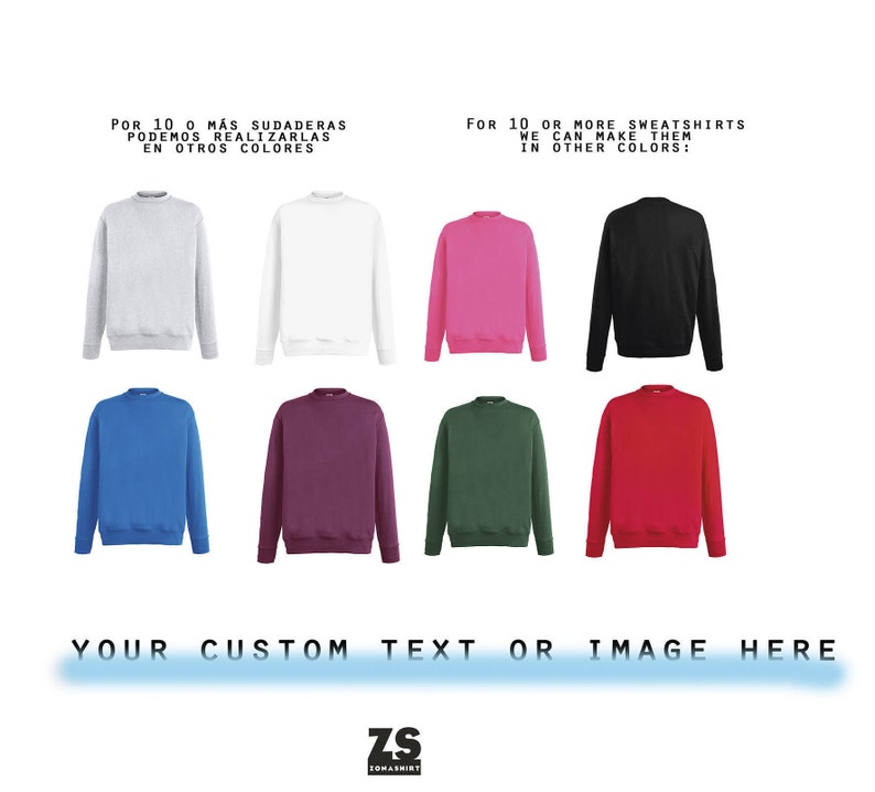 Sudadera personalizada, sudadera para grupos, sudaderas de equipo, sudaderas de viaje, sudaderas de grupo, sudaderas para banda, sudadera personalizada imagen 4