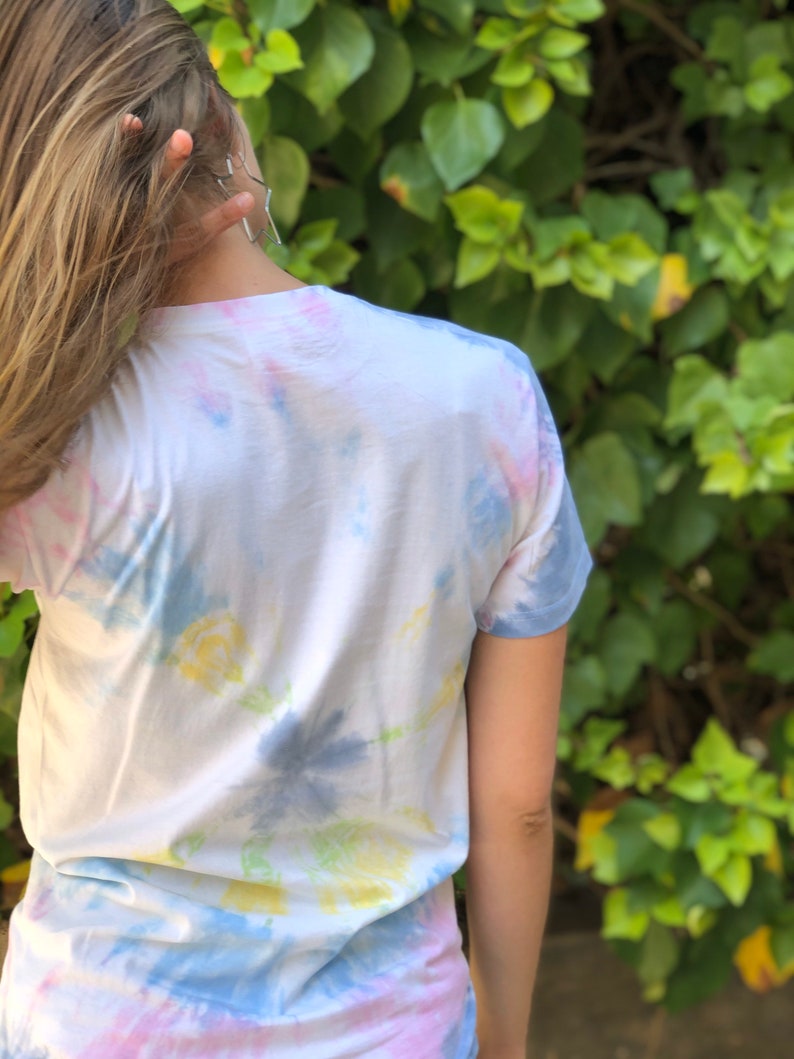 pastel tie dye long sleeve shirt