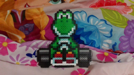 Snes Classic Mario Kart Yoshi Wall Decoration Etsy