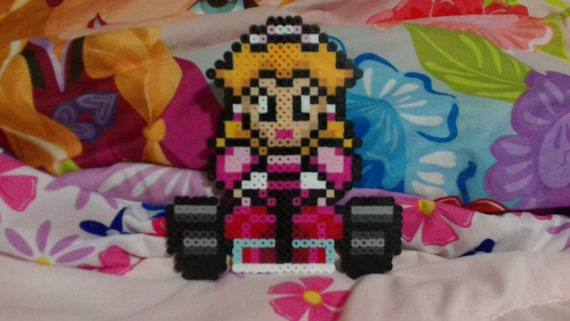 Snes Classic Mario Kart Princess Peach Wall Decoration Etsy