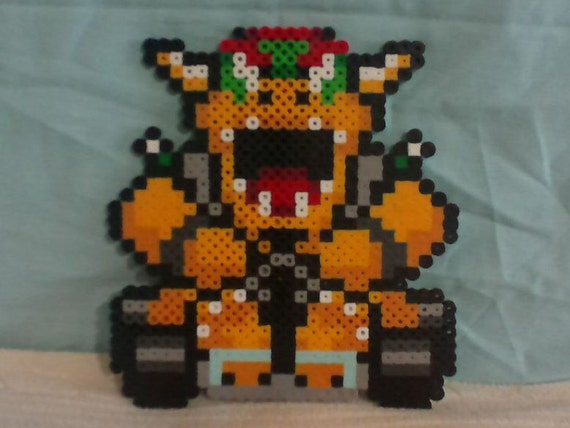 Snes Classic Mario Kart King Bowser Koopa Wall Decoration Etsy