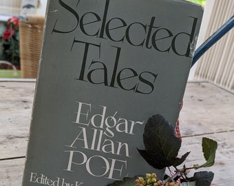Edgar Allan Poe, vintage poe, gothic tales, classic American stories, 70s poe