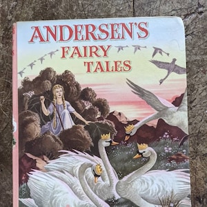 Hans Christian Andersen, vintage fairy tales, Andersen&#39;s fairy stories, emperor&#39;s New clothes, tin soldier, nursery decor