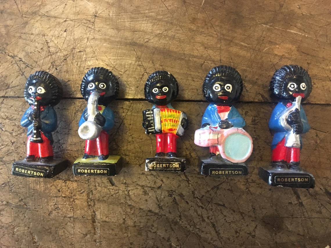 Golliwogs Robertsons golly 1960s jam golliwogs golly Etsy