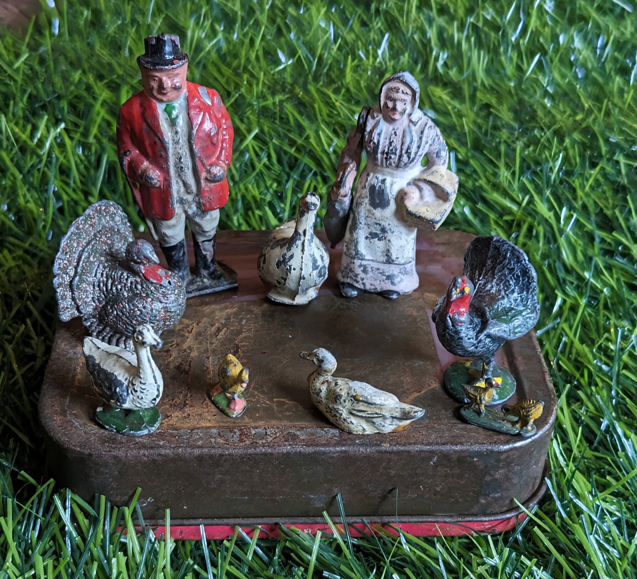 Vintage lead hotsell farm figures