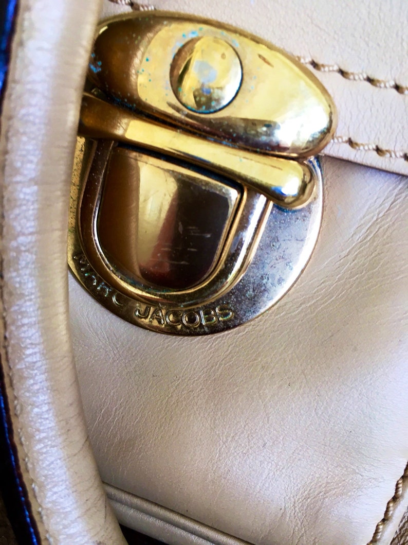 Marc Jacobs designer bag 1990s handbag 90s purse Camel | Etsy