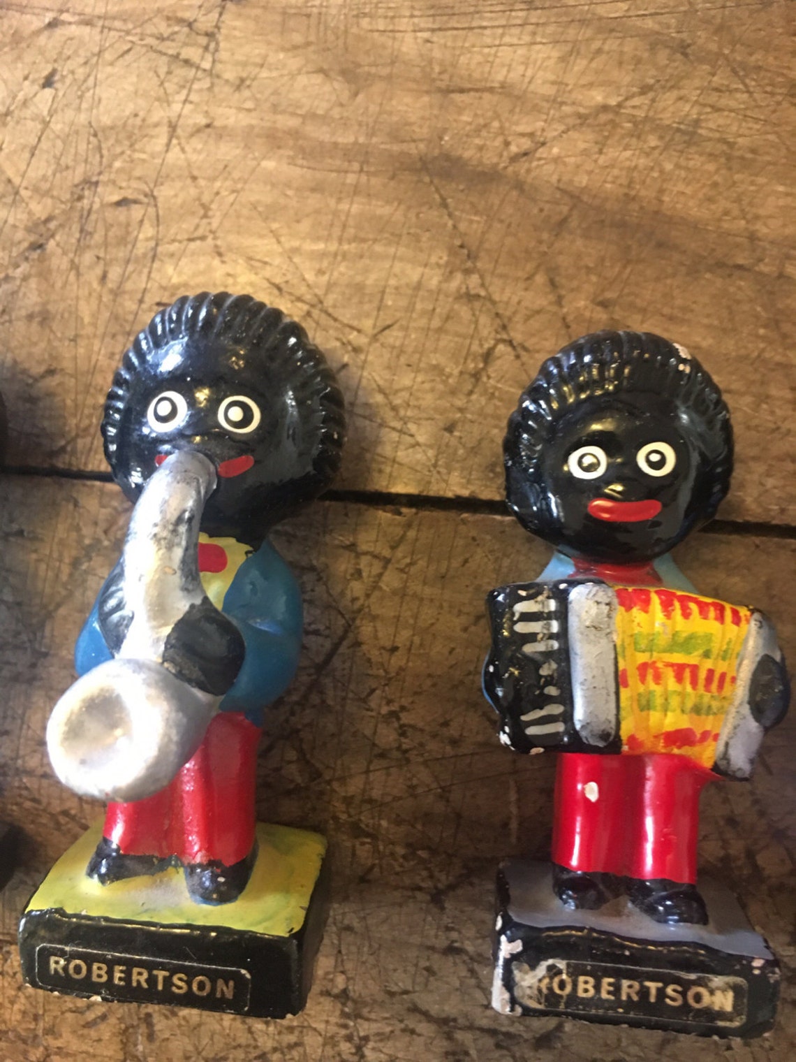 Golliwogs Robertsons golly 1960s jam golliwogs golly Etsy