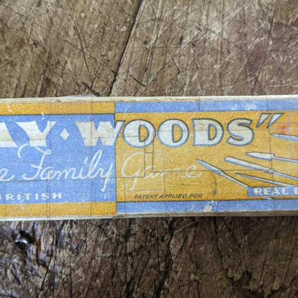 Jay - woods, pick up sticks, jack straws, vintage wooden game, games room, vintage puzzle