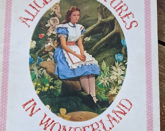 Alice in Wonderland, Alice&#39;s adventures musical, Alice film, Fiona Fullerton, Michael Crawford, 20th century fox, Alice memorabilia,